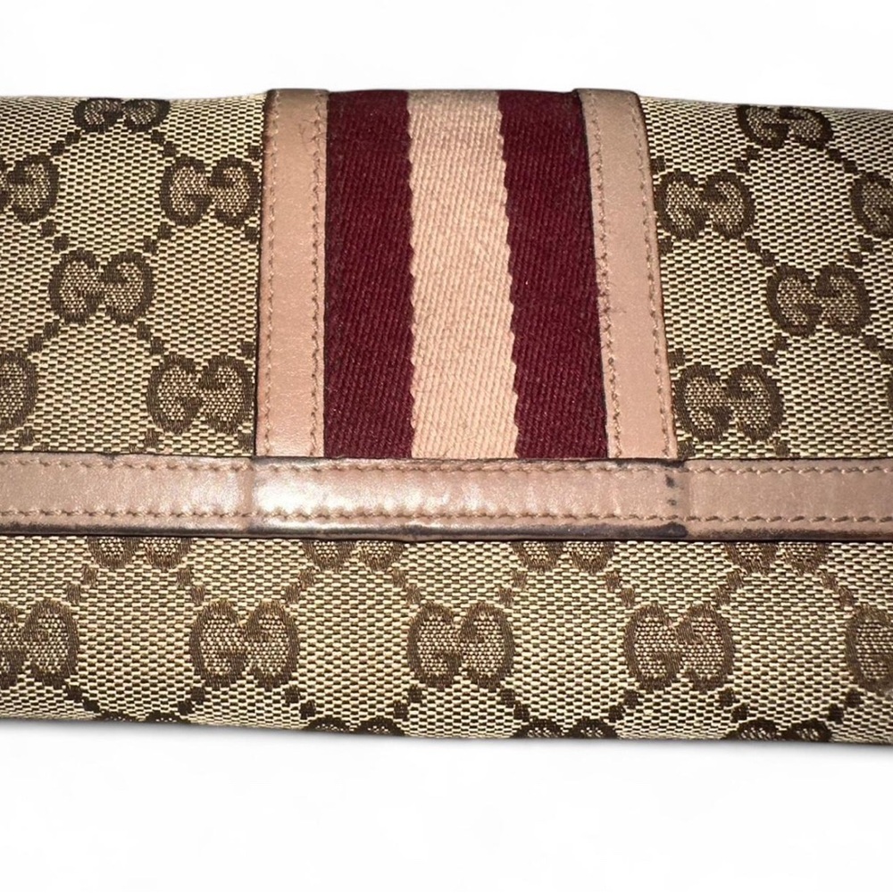 Gucci Brown and Pink Wallet - Picture 2 of 7